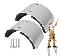 Plasterboard Stilts - Aluminium Alloy Construction 15 x 8.4 cm, Plasterboard Tools, Curved Support Form | Stable External Fit, Foam Padding, Replacement Kit + P