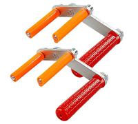 Plasterboard Tools, 2Pcs 115kg Load Plasterboard Lifter with Non Slip Movable Handle for Boards Doors Windows Glass Silver