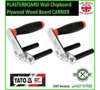 PLASTERBOARD Wall Chipboard Plywood Wood Board Door CARRIER Sheet Lifter 2pcs