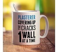 Plasterer - Covering Up The Cracks 1 Wall at a Time Mug - 11oz Ceramic Cup