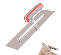 Plasterers Trowel - Concrete Wall Spatula, Aluminum Stainless | Rugged Flat Bottom Design with Long Time Usage for Masonry Mortar Cement Brick Finishing Work Smoothing Spatula for Cleaning