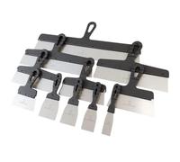 Plastering Spatula Set - 11PCS Wall Finishing Tools, Filling Taping Spatula, Putty Smoothing & Scraper Tool Kit for Drywall, Rendering, Skimming, and Decorating