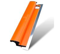 Plastering Spatula Skimming Tool - Skimflex Qik Change Replaceable Blade, 24” 600mm Stainless Steel, Lightweight - Use with Extension Pole for Ceilings & Walls