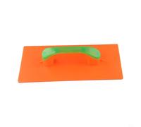 Plastering Trowel for Masonry and Concrete Floating, Plastic Wall Finishing Tool with Comfortable Grip, Orange and Green - S (28x11x10cm)(Large)