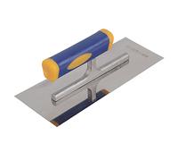 Plastering Trowel, Grout Float, Stainless Steel Tiling Float Tiling Tool Plasterer Tool for Plastering for Bricklayer (240mm)