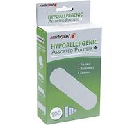 Plasters Assorted Breathable Hypoallergenic Band Aid Plasters Keeps Wounds, cuts and grazes Clean and Dry While They heal 4 Sizes (Hypoallergenic, 100)