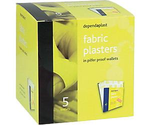 Plasters Fabric Pilfer Proof Dependaplast Box 5