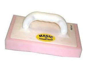 PLASTERS LARGE 13 X 8” Plastering Pink sponge float Magic on Cement FINISH