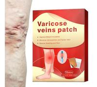 Plasters - Pack of 12 Paste to Support Leg Circulation, Stickers for Treating Spider Veins, Improve Circulation, Reduce Swelling | for Men Women