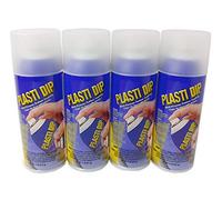 Plasti Dip 4 x Performix Multi-Purpose Rubber Coating Spray Paint - 311g - CLEAR