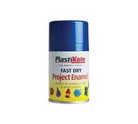 Plastikote Dry Enamel Aerosol Spray Paint Blue 100ml