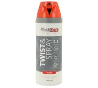 Plastikote 021106 Twist & Spray Gloss Orange 400Ml