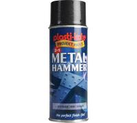Plasti-Kote PKT2215 Metal Paint Hammer Spray Black 400ml