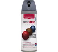 Plasti-kote 23102 400ml Premium Spray Paint - Matt Grey Pack Of 2