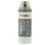 Plastikote 024002 Twist & Spray Matt Clear Sealer 400Ml