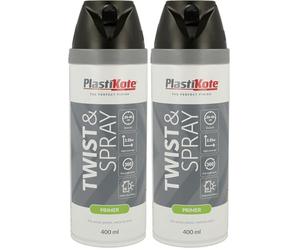 Plasti-kote 25001 400ml Primer - Black (Pack of 2)