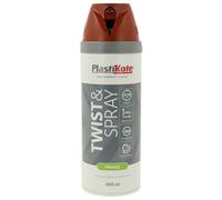 Plastikote 025002 Twist & Spray Primer Red Oxide 400Ml