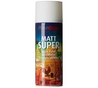 Plasti-kote 3100SE 400ml Super Matt Spray Paint - White
