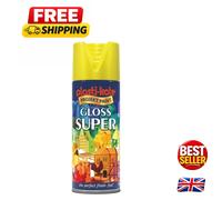 Plastikote 011115 Gloss Super Spray Yellow 400Ml