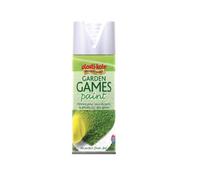 Plastikote 004376 Garden Games Spray Paint White 400Ml