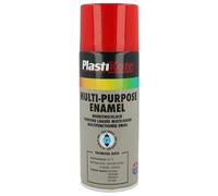 Plastikote 440.0060104.076 Multi Purpose Enamel Spray Paint Gloss Red 400Ml