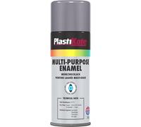 Plastikote 440.0060105.076 Multi Purpose Enamel Spray Paint Gloss Grey 400Ml