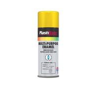 Plasti-kote 60109 400ml Multi Purpose Enamel Gloss - Yellow