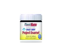 Plastikote 440002 Fast Dry Enamel Paint B2 Bottle Matt Black 59Ml