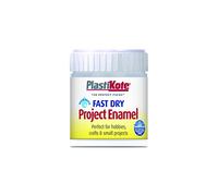 Plastikote 440035 Fast Dry Enamel Paint B35 Bottle Chrome 59Ml