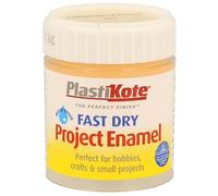 Plastikote 440047 Fast Dry Enamel Paint B47 Bottle Crème De La Crème 59Ml