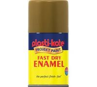 Plasti-kote Fast Dry Enamel 100ml Aerosol Nut Brown