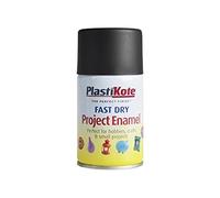Plasti-Kote PKT101SF Fast Dry Enamel Aerosol Black Matt 100ml