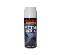 Plasti-Kote PKT1286 Metal Protekt Spray Gloss White 400ml