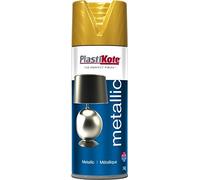 PlastiKote Metallic Paint Aerosol 400ml Gold