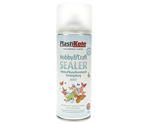 Plasti-Kote PKC4003hobby and Craft Sealer Aerosol Can, Clear, 6.8 x 6.8 x 20 cm