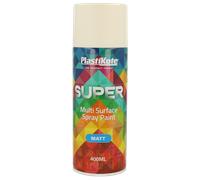 Plastikote Super Matt 400ml Spray Paint All Colours Available