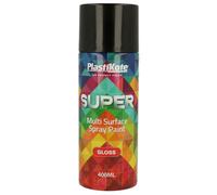 Plasti-kote SUPER Multi Surface Spray Paint Quick Drying | 400ml Quantity Saving