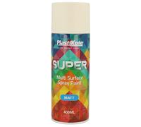 Plasti-kote SUPER Multi Surface Spray Paint Quick Drying | 400ml Quantity Saving