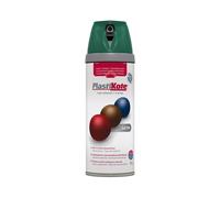 Plastikote 022112 Twist & Spray Satin Hunter Green 400Ml