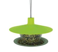 Plastia Finch Bird Feeder 28X18 Green Birdhouse Feeding Station Birds Decor
