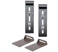 Plastia Fixpot Invisible and Robust Planter Holder - Balcony Planter Support for All Window Sills, 2 pcs Chocolate