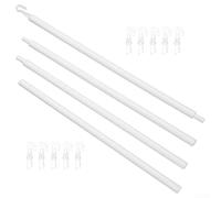 Plastic 117CM Curtain Pull Rod Featuring Multi Stage Locking System for Secure Blinds Operation and Easy DIY Assembly in Various Rooms