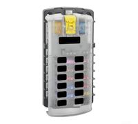Plastic 12 Way Fuse Box 100A For RV Marine Wiring