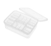 Plastic 16-compartment Reptile Egg Incubator Tray Box | Lid Monitoring, Easy Cleaning, Lizard and Pigeon Eggs, White Design, Thermometer Not Included