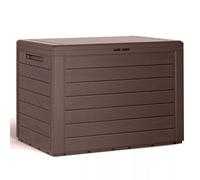 Plastic 190L Outdoor Balcony Patio Garden Storage Box EONLION Brown One Size