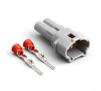 Plastic 2-Pin Automotive Connector Male Female Pair(Men - 1 piece)