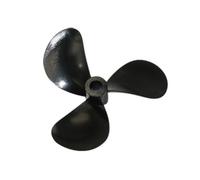 Plastic 3-Blade Left-Hand Propeller for Model Ships 5 Sizes W/M3 & 3mm Shaft(D28*4 * 8mm)