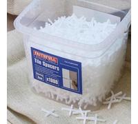 Plastic 3mm Tile Spacer Long Leg Tub Of 1000