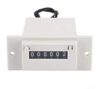Plastic 6-Digit Pulse Counter DC 12V for Machinery