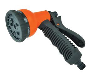 Plastic 8 Pattern Adjustable Spray Gun 1/2" Male Connector FAIHOSEPLSPY